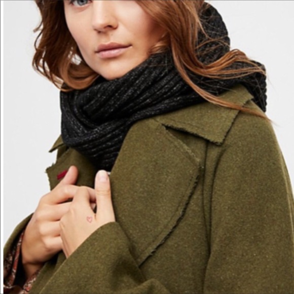 Free People Accessories - Free People Bottom Line Hooded Cowl Scarf